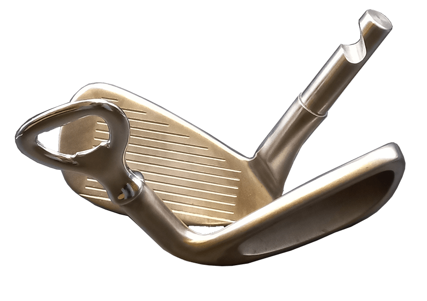 décapsuleur avec club de golf recyclé